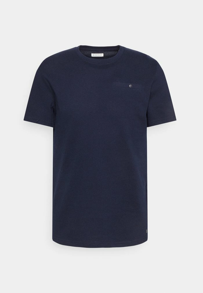 TOM TAILOR Basic T-shirt - Sky Captain Blue 6 TOM TAILOR Basic T-shirt - Sky Captain Blue - Image 4