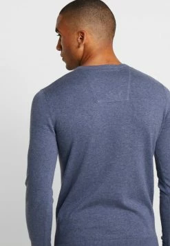 TOM TAILOR BASIC V NECK - Jumper - Vintage Indigo Blue Melange 10 TOM TAILOR BASIC V NECK - Jumper - Vintage Indigo Blue Melange -TOM TAILOR online store c8e84fe1459f4845a6099adcab07a082