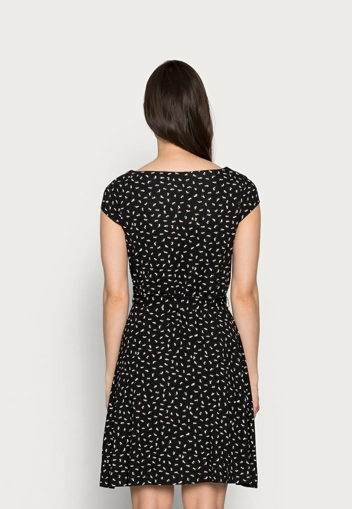 TOM TAILOR BELT AND SLEEVES - Day Dress - Black 5 TOM TAILOR BELT AND SLEEVES - Day Dress - Black - Image 3