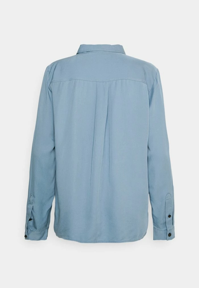 TOM TAILOR BLOUSE - Button-down Blouse - Faded Denim Blue 4 TOM TAILOR BLOUSE - Button-down Blouse - Faded Denim Blue - Image 2