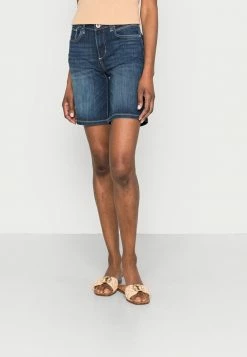 TOM TAILOR ALEXA BERMUDA - Denim Shorts - Dark Stone Wash Denim