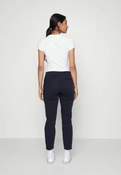 TOM TAILOR MIA SLIM - Trousers - Navy Midnight Blue -TOM TAILOR online store ca3ab1e436a74544ae032c93dd6b5d42