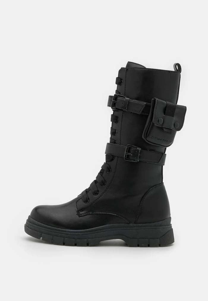 TOM TAILOR Lace-up Boots - Black 3 TOM TAILOR Lace-up Boots - Black - Image 2