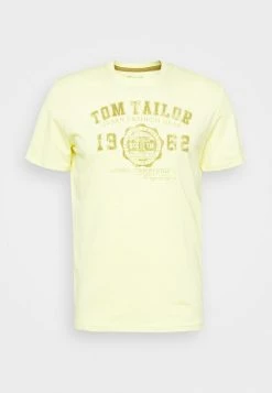 TOM TAILOR LOGO TEE - Print T-shirt - Elfin Yellow -TOM TAILOR online store caede4180dfc4dab9f5fb5a3dd7a499c