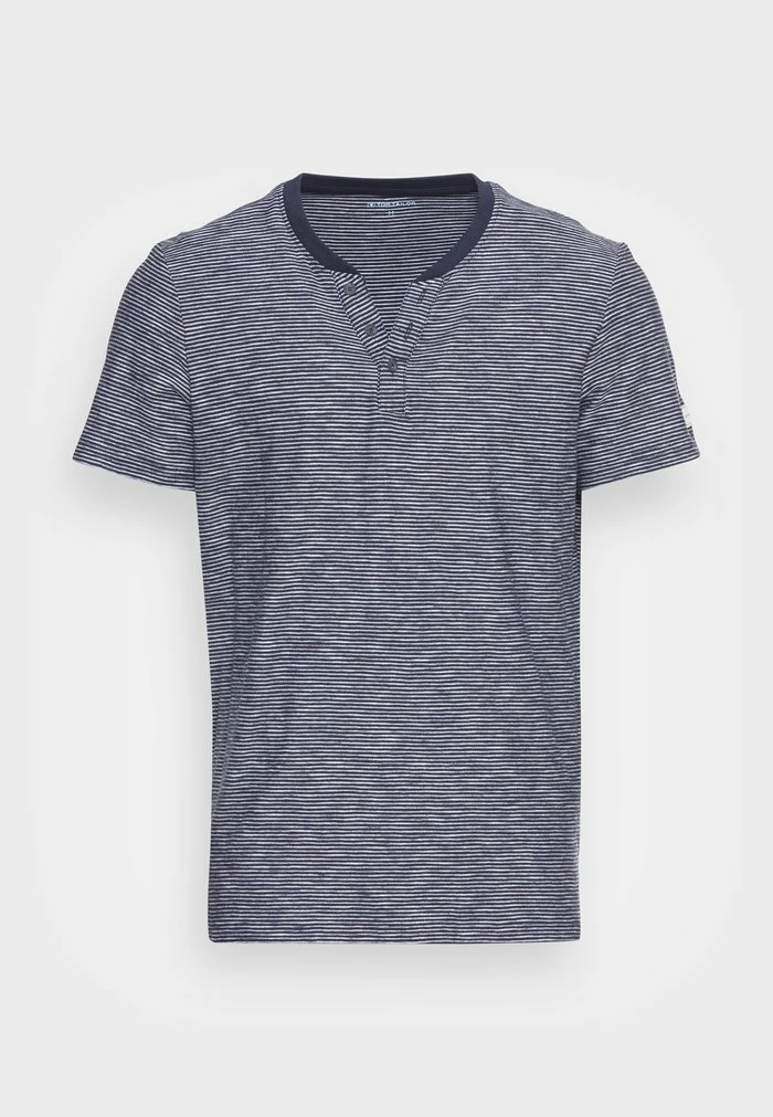 TOM TAILOR STRIPED SERAFINO - Print T-shirt - Navy 6 TOM TAILOR STRIPED SERAFINO - Print T-shirt - Navy - Image 4
