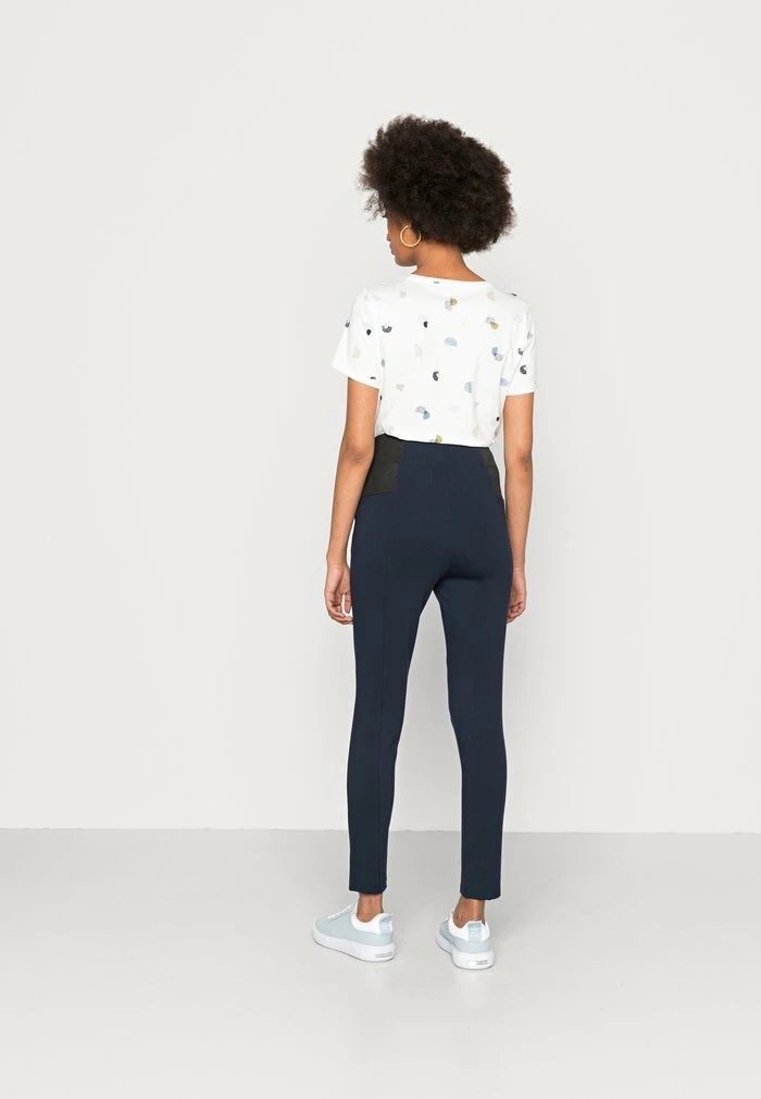TOM TAILOR TREGGINGS WITH ELASTIC TAPE - Leggings - Trousers - Sky Captain Blue 5 TOM TAILOR TREGGINGS WITH ELASTIC TAPE - Leggings - Trousers - Sky Captain Blue - Image 3
