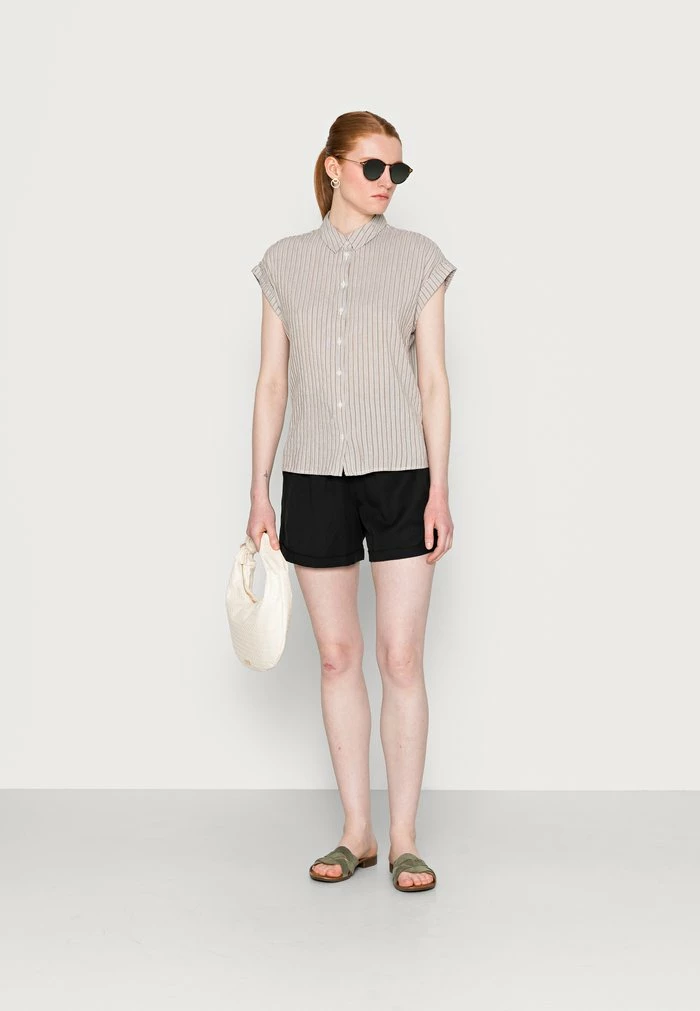 TOM TAILOR BLOUSE STRIPED STRUCTURE - Blouse - Green Thin Stripes 4 TOM TAILOR BLOUSE STRIPED STRUCTURE - Blouse - Green Thin Stripes - Image 2