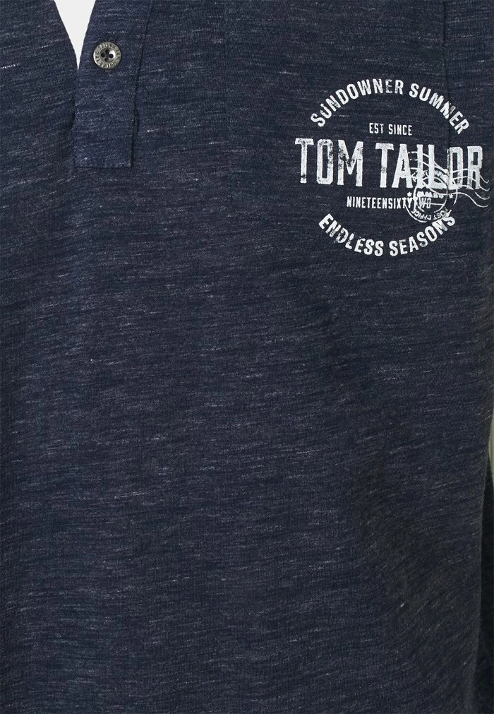 TOM TAILOR NEP - Basic T-shirt - Sailor Blue Melange 5 TOM TAILOR NEP - Basic T-shirt - Sailor Blue Melange - Image 3