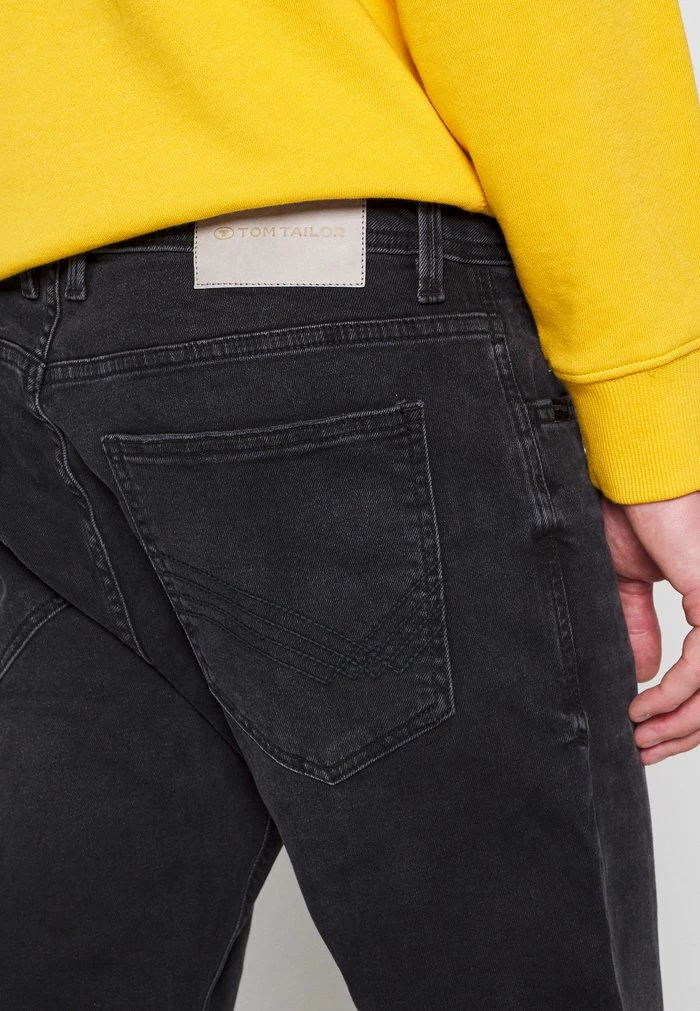 TOM TAILOR TRAD - Straight Leg Jeans - Dark Stone Black Denim 7 TOM TAILOR TRAD - Straight Leg Jeans - Dark Stone Black Denim - Image 5