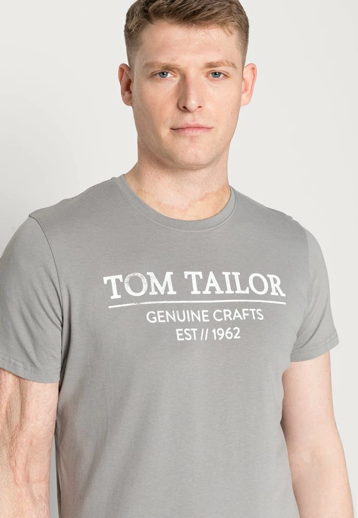 TOM TAILOR Print T-shirt - Explicit Grey 7 TOM TAILOR Print T-shirt - Explicit Grey - Image 5
