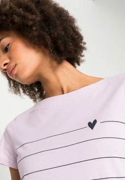 TOM TAILOR BOAT NECK PRINT - Print T-shirt - Iris Flower -TOM TAILOR online store cf6e9fdf4d3449b7be855866dd93d051