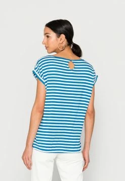 TOM TAILOR PRINTED AND STRIPED - Print T-shirt - Blue 9 TOM TAILOR PRINTED AND STRIPED - Print T-shirt - Blue -TOM TAILOR online store cfb2c4ab73cb43f9820ac5fa6011ca71