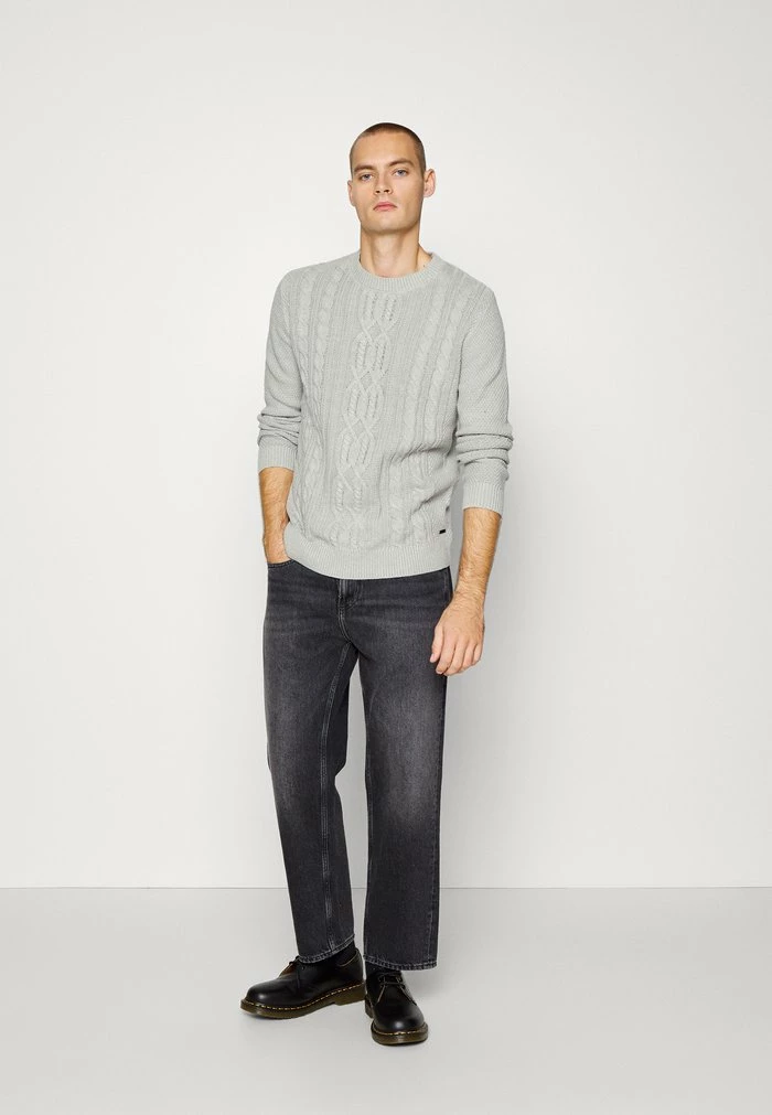 TOM TAILOR COSY SWEATER - Jumper - Grey Melange 4 TOM TAILOR COSY SWEATER - Jumper - Grey Melange - Image 2