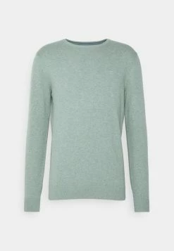 TOM TAILOR BASIC - Jumper - Dark Smoke Green Melange -TOM TAILOR online store d17f57787ed44091afc1d445b7a8328d