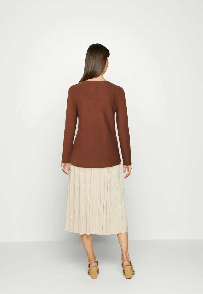 TOM TAILOR NEW OTTOMAN - Jumper - Grounded Brown 5 TOM TAILOR NEW OTTOMAN - Jumper - Grounded Brown - Image 3
