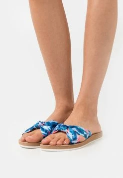 TOM TAILOR Mules - Blue/multi-coloured
