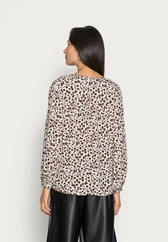 TOM TAILOR Blouse - Beige Small Dot Design 5 TOM TAILOR Blouse - Beige Small Dot Design - Image 3