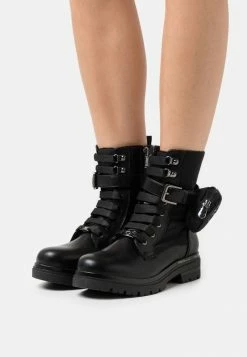 TOM TAILOR Platform Ankle Boots - Black