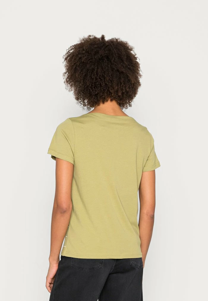 TOM TAILOR BOAT NECK PRINT - Print T-shirt - Moderate Olive 5 TOM TAILOR BOAT NECK PRINT - Print T-shirt - Moderate Olive - Image 3