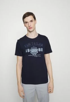 TOM TAILOR LOGO TEE - Print T-shirt - Sky Captain Blue