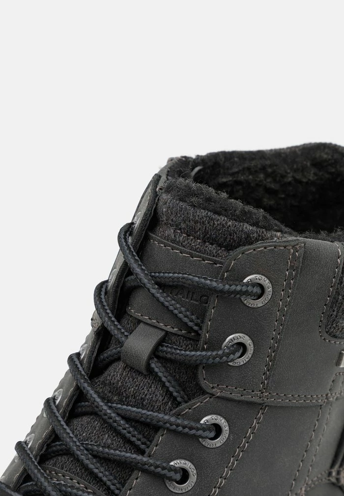 TOM TAILOR Lace-up Ankle Boots - Black 8 TOM TAILOR Lace-up Ankle Boots - Black - Image 6