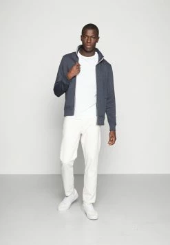 TOM TAILOR Zip-up Sweatshirt - Washed Navy Melange/blue -TOM TAILOR online store d599c3435844434999801960dd51d8bf