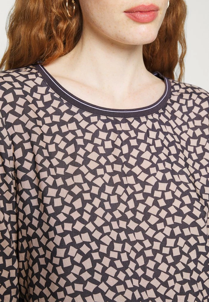 TOM TAILOR FABRIC MIX - Long Sleeved Top - Anthracite 7 TOM TAILOR FABRIC MIX - Long Sleeved Top - Anthracite - Image 5