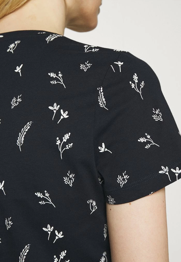 TOM TAILOR CREW NECK PRINTED - Print T-shirt - Navy Garden 8 TOM TAILOR CREW NECK PRINTED - Print T-shirt - Navy Garden - Image 6