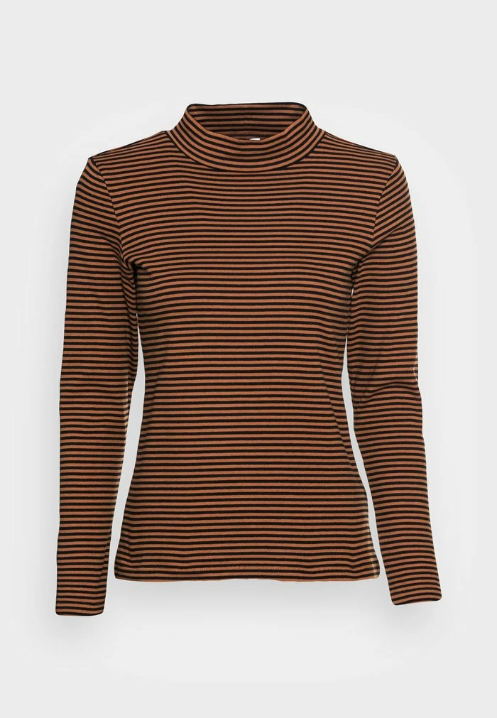 TOM TAILOR TURLTE NECK - Long Sleeved Top - Brown 6 TOM TAILOR TURLTE NECK - Long Sleeved Top - Brown - Image 4