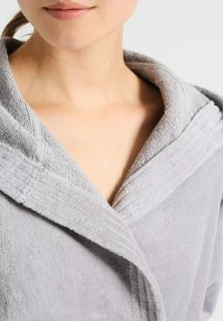 TOM TAILOR BASIC VELOURS - Dressing Gown - Grau -TOM TAILOR online store d607b957a3864e1eac3bf697888b9ec1