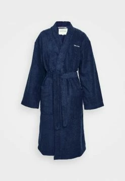 TOM TAILOR BASIC KIMONO UNISEX - Dressing Gown - Navy -TOM TAILOR online store d73913b6e2fd43f98cfb628072193867