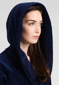 TOM TAILOR BASIC VELOURS - Dressing Gown - Navy -TOM TAILOR online store d77b85fa60f94b0386e4b5fc29d42db4