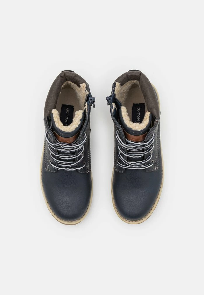 TOM TAILOR Lace-up Ankle Boots - Navy 6 TOM TAILOR Lace-up Ankle Boots - Navy - Image 4