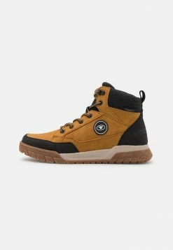 TOM TAILOR High-top Trainers - Black/camel