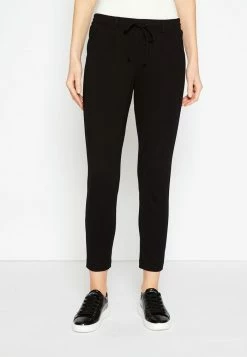 TOM TAILOR PANTS ANKLE - Tracksuit Bottoms - Deep Black