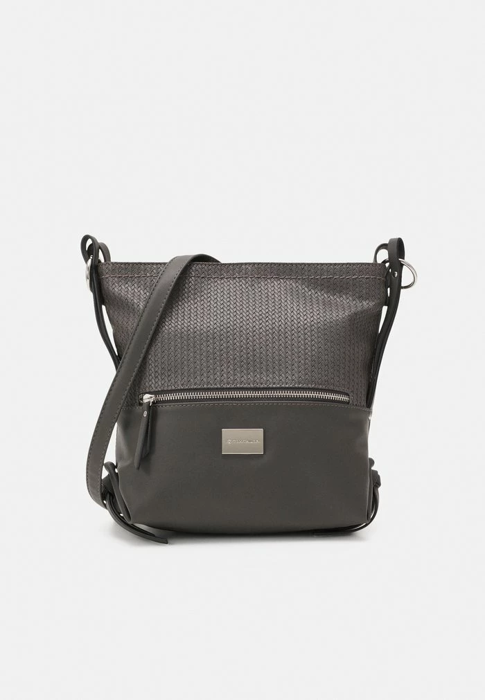 TOM TAILOR ELIN CROCHETCROSS BAG - Across Body Bag - Dark Grey 3 TOM TAILOR ELIN CROCHETCROSS BAG - Across Body Bag - Dark Grey