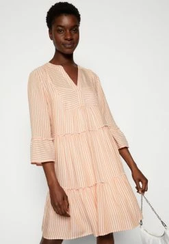 TOM TAILOR STRIPED TUNICA DRESS - Day Dress - Orange White 11 TOM TAILOR STRIPED TUNICA DRESS - Day Dress - Orange White -TOM TAILOR online store d8772e60b34845f3b7605b69b2265aa5