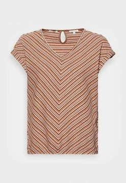 TOM TAILOR JACQUARD - Basic T-shirt - Orange Structure Design 10 TOM TAILOR JACQUARD - Basic T-shirt - Orange Structure Design -TOM TAILOR online store d8d9f2dc02964e3db60df4cb1781dd46