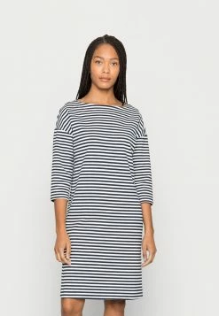 TOM TAILOR DRESS - Day Dress - Navy White