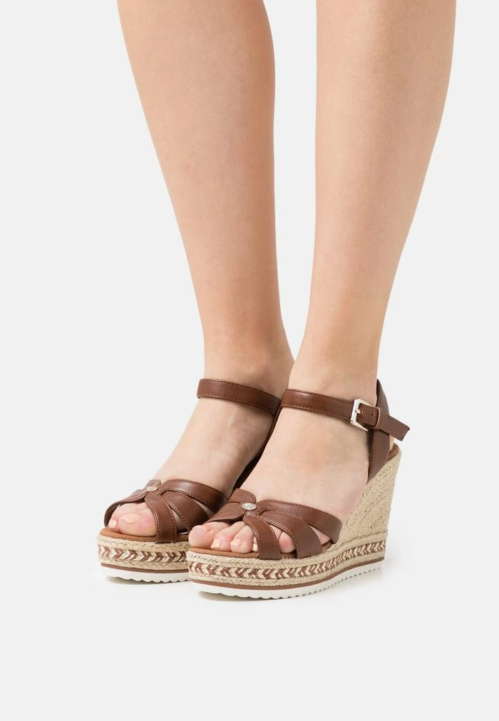 TOM TAILOR High Heeled Sandals - Cognac 3 TOM TAILOR High Heeled Sandals - Cognac