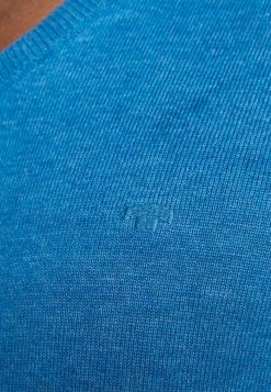 TOM TAILOR BASIC V NECK - Jumper - Royal Blue Melange -TOM TAILOR online store da23d0649d6740b7b412d2728e0d71e4