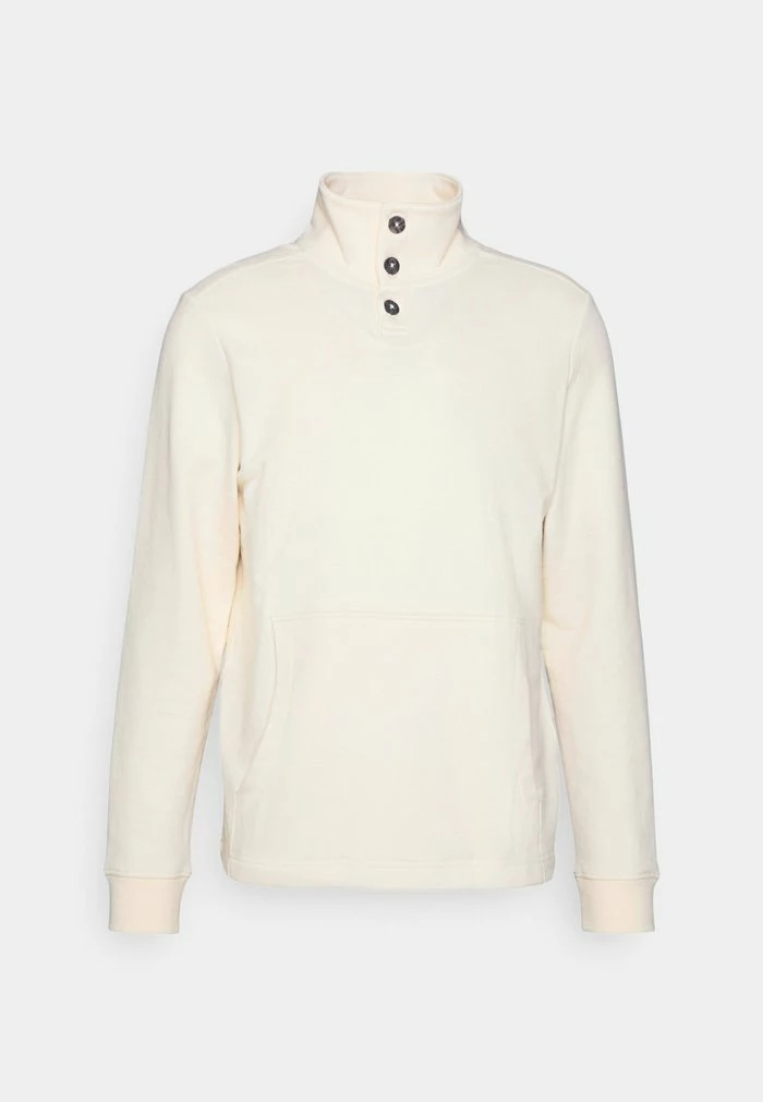 TOM TAILOR TROYER WITH PLACKET - Sweatshirt - Soft Buttercream 6 TOM TAILOR TROYER WITH PLACKET - Sweatshirt - Soft Buttercream - Image 4