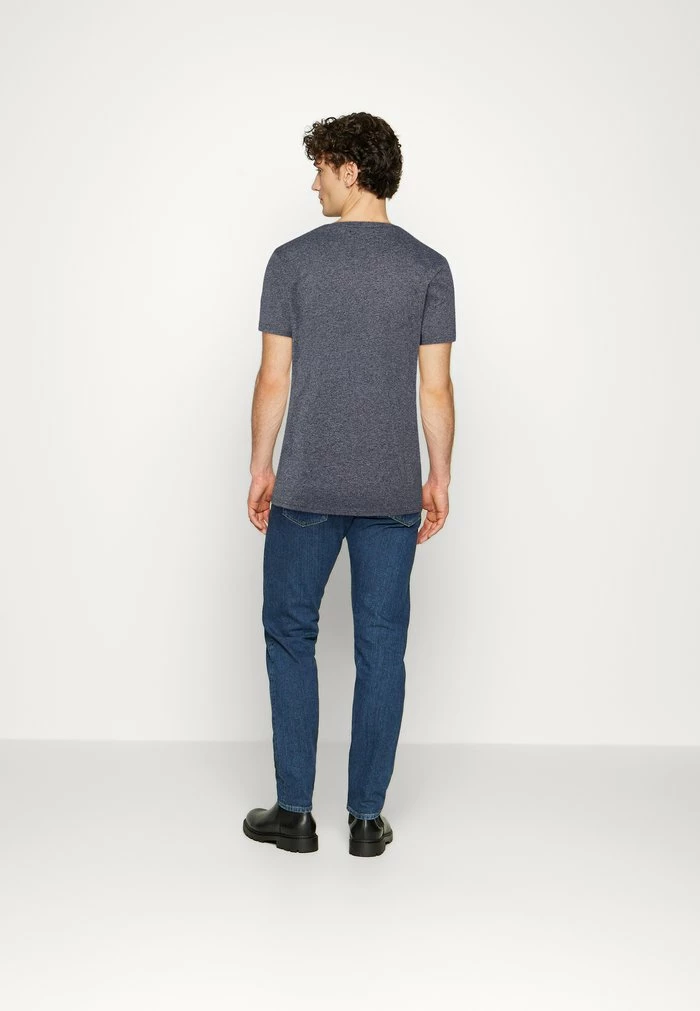 TOM TAILOR GRINDLE CREWNECK - Basic T-shirt - Navy 5 TOM TAILOR GRINDLE CREWNECK - Basic T-shirt - Navy - Image 3