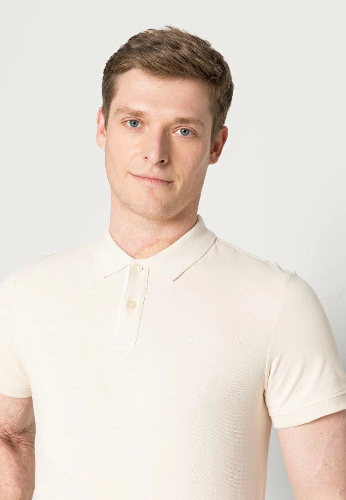 TOM TAILOR BASIC WITH CONTRAST - Polo Shirt - Soft Buttercream 7 TOM TAILOR BASIC WITH CONTRAST - Polo Shirt - Soft Buttercream - Image 5