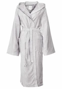 TOM TAILOR BASIC VELOURS - Dressing Gown - Grau -TOM TAILOR online store db8bbab429f14e8fb73a8fa34a3f71d4