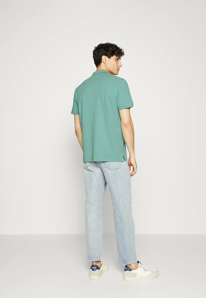 TOM TAILOR BASIC WITH CONTRAST - Polo Shirt - Salvia 5 TOM TAILOR BASIC WITH CONTRAST - Polo Shirt - Salvia - Image 3