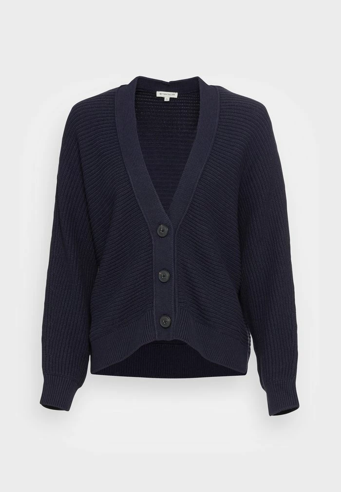 TOM TAILOR CARDIGAN BATWING - Cardigan - Navy Midnight Blue 6 TOM TAILOR CARDIGAN BATWING - Cardigan - Navy Midnight Blue - Image 4