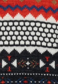 TOM TAILOR JACQUARD - Jumper - Navy/red -TOM TAILOR online store deffd07a0e4149279b95c7eaaa55165a