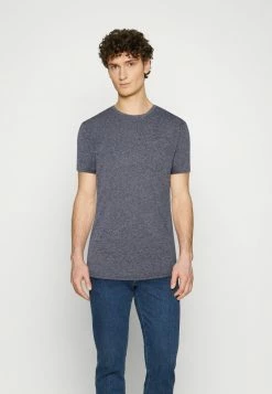 TOM TAILOR GRINDLE CREWNECK - Basic T-shirt - Navy