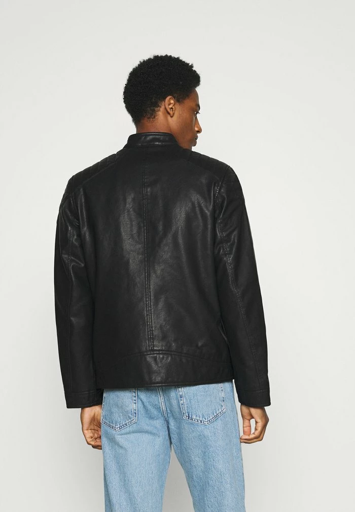 TOM TAILOR Faux Leather Jacket - Black 5 TOM TAILOR Faux Leather Jacket - Black - Image 3